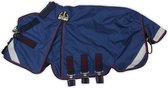 Horseware Rambo Optimo Turnout Outer Only 0grs - maat 145/198 - navy/burgundy/teal