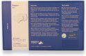 Doos met witte Sloggi Basic+ midi slips. Inclusief productinformatie en logo's.
