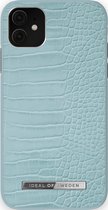 iDeal Of Sweden Atelier Case Introductory iPhone 11/XR Soft Blue Croco