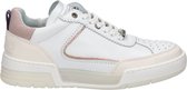 Shabbies 101020268 Lage sneakers - Leren Sneaker - Dames - Wit - Maat 36