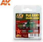 AK Interactieve AK 4260 - Pla Army Colors Addon Verf Set