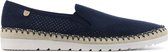 Verbenas Espadrilles Heren / Instappers / Herenschoenen - Suède - Boris - Blauw - maat 41