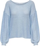 Only Trui Onlsunny L/s Balloon Pullover Knt 15254283 Cashmere Blue Dames Maat - M