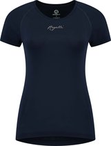 Rogelli Essential Sportshirt - Korte Mouwen - Dames - Blauw - Maat XL