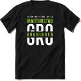 Groningen - Martinistad | TSK Original & vintage | T-Shirt Heren - Dames | Groen | Perfect Cadeau Shirt | Grappige Spreuken - Zinnen - Teksten | Maat XL