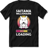 Saitama Millionare Loading T-Shirt | Saitama Inu Wolfpack Crypto Ethereum kleding Kado Heren / Dames | Perfect Cryptocurrency Munt Cadeau Shirt Maat XXL