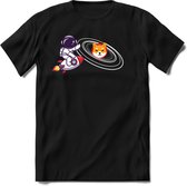 Shiba inu planet T-Shirt | Crypto ethereum kleding Kado Heren / Dames | Perfect cryptocurrency munt Cadeau shirt Maat XXL