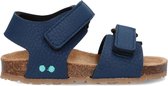 BunniesJR Bas Beach Jongens Sandalen - Blauw - Imitatieleer - Klittenband