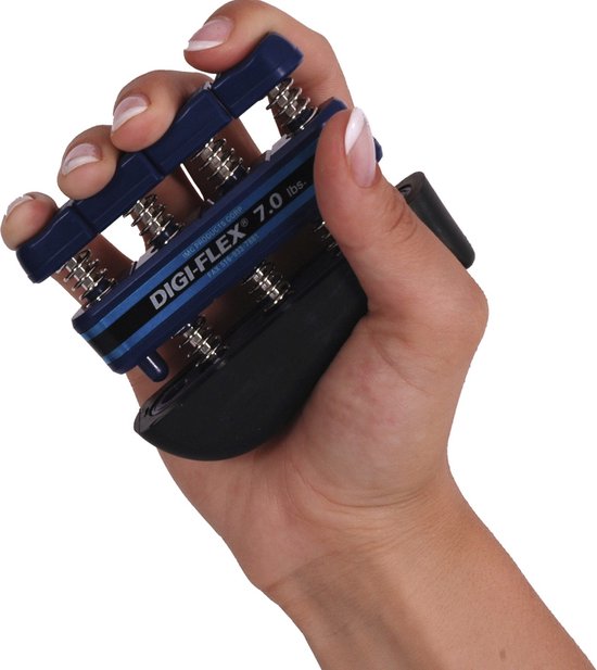 Handtrainer Digi flex Zwaar Blauw Vingertrainer Cando bol