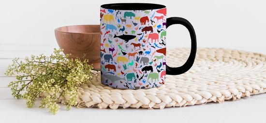 Mug Magique - Photo sur Mugs Chauffants - Mug à Café - Arc-en-Ciel - Animaux - Motifs - Enfants - Mug Magic - Tasse - 350 ML - Mug à Thé
