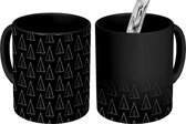 Magische Mok - Foto op Warmte Mokken - Koffiemok - Geometrie - Bomen - Design - Magic Mok - Beker - 350 ML - Theemok