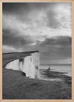 Poster Met Eiken Lijst - Beachy Vuurtoren Poster