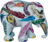 Elephant Parade - Plumage in the Wind - Handgemaakt Olifanten Beeldje - 20cm