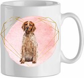 Mok Epagneul Breton 1.4| Hond| Hondenliefhebber | Cadeau| Cadeau voor hem| cadeau voor haar | Beker 31 CL