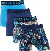 Boys 4-pack Boxer Boxershorts Biker Poseidon