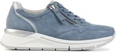 Gabor Sneakers Dames - Lage sneakers / Damesschoenen - Suède - 86.587     -  Jeans blauw - Maat 43