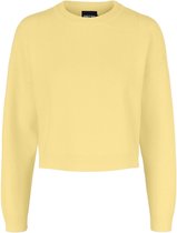 Pieces Trui Pchesa Ls O-neck Cropped Knit Bc 17122290 Pale Banana Dames Maat - L