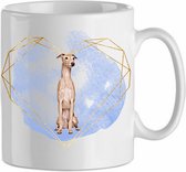 Mok Italian Greythound 3.5| Hond| Hondenliefhebber | Cadeau| Cadeau voor hem| cadeau voor haar | Beker 31 CL