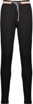 NoBell meiden joggingbroek Secler met geribbelde tailleband Jet Black