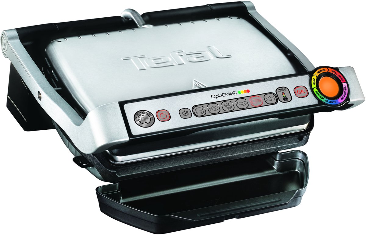 Tefal OptiGrill GC716D12 - Contactgrill - Inclusief wafelplaten