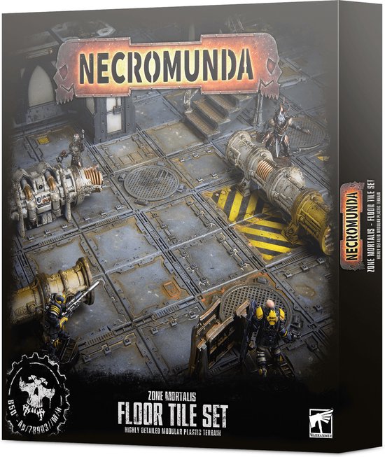 Afbeelding van het spel Necromunda Zone Mortalis Floor Tile Set