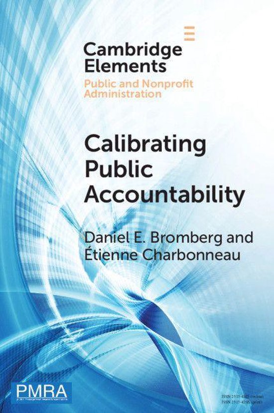 Elements in Public and Nonprofit Administration - Calibratin ... - cover