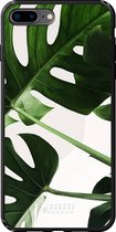 iPhone 7 Plus Hoesje TPU Case - Tropical Plants #ffffff