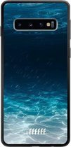 Samsung Galaxy S10 Hoesje TPU Case - Lets go Diving #ffffff