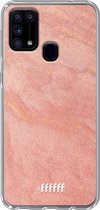 Samsung Galaxy M31 Hoesje Transparant TPU Case - Sandy Pink #ffffff