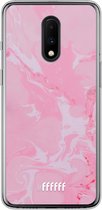 OnePlus 7 Hoesje Transparant TPU Case - Pink Sync #ffffff