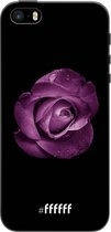 iPhone 5s Hoesje TPU Case - Purple Rose #ffffff