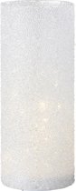 J-Line Windl+Led Suiker Glas Opal Wit Large Set van 2 stuks