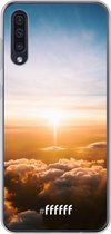 Samsung Galaxy A40 Hoesje Transparant TPU Case - Cloud Sunset #ffffff