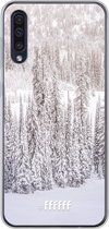Samsung Galaxy A40 Hoesje Transparant TPU Case - Snowy #ffffff
