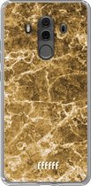 Huawei Mate 10 Pro Hoesje Transparant TPU Case - Gold Marble #ffffff