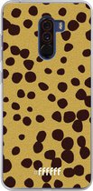 Xiaomi Pocophone F1 Hoesje Transparant TPU Case - Cheetah Print #ffffff