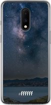 OnePlus 7 Hoesje Transparant TPU Case - Landscape Milky Way #ffffff
