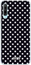 6F hoesje - geschikt voor Honor 9X Pro -  Transparant TPU Case - Onyx Dots #ffffff