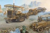 1:35 Roden 814 Holt 75 Artillery tractor w/BL 8-inch Howitzer Plastic kit