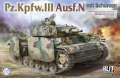 1:35 Takom 8005 Pz.Kpfw.III Ausf.N mit Schürzen Plastic kit