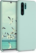 kwmobile telefoonhoesje voor Huawei P30 Pro - Hoesje met siliconen coating - Smartphone case in mintgroen
