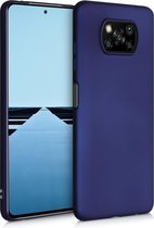kwmobile telefoonhoesje voor Xiaomi Poco X3 NFC / Poco X3 Pro - Hoesje voor smartphone - Back cover in metallic blauw