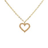 P D Paola Essentials Dames Ketting Zilver - Goudkleurig