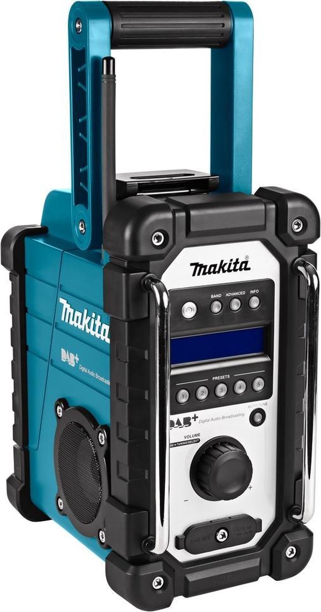 Makita DMR110N 7,2-18V accu bouwradio - AM/FM/DAB+ | bol.com
