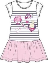 Peppa Pig jurk - met tule rok - wit/roze - maat 116 (6 jaar)