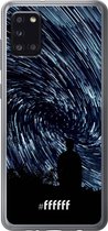 Samsung Galaxy A31 Hoesje Transparant TPU Case - Starry Circles #ffffff