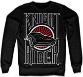 Knight Rider Sweater/trui -M- Sunset K.I.T.T. Zwart
