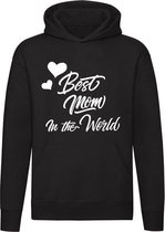 Best mom in the world hoodie | mama | oma | moederdag | grappig | unisex | trui | sweater | hoodie | capuchon