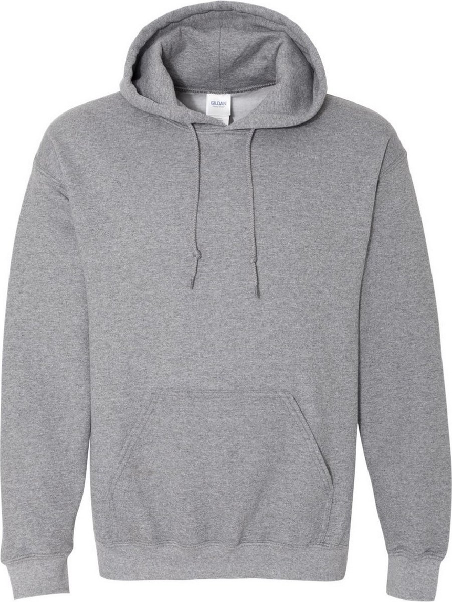 Gildan Zware Blend Volwassen Unisex Hooded Sweatshirt / Hoodie (Grafiet Heide)