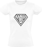 Super mom Dames t-shirt | moederdag | oma | moeder | grappig | cadeau | Wit